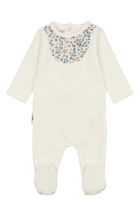 Pleated Bib Footie (Baby)