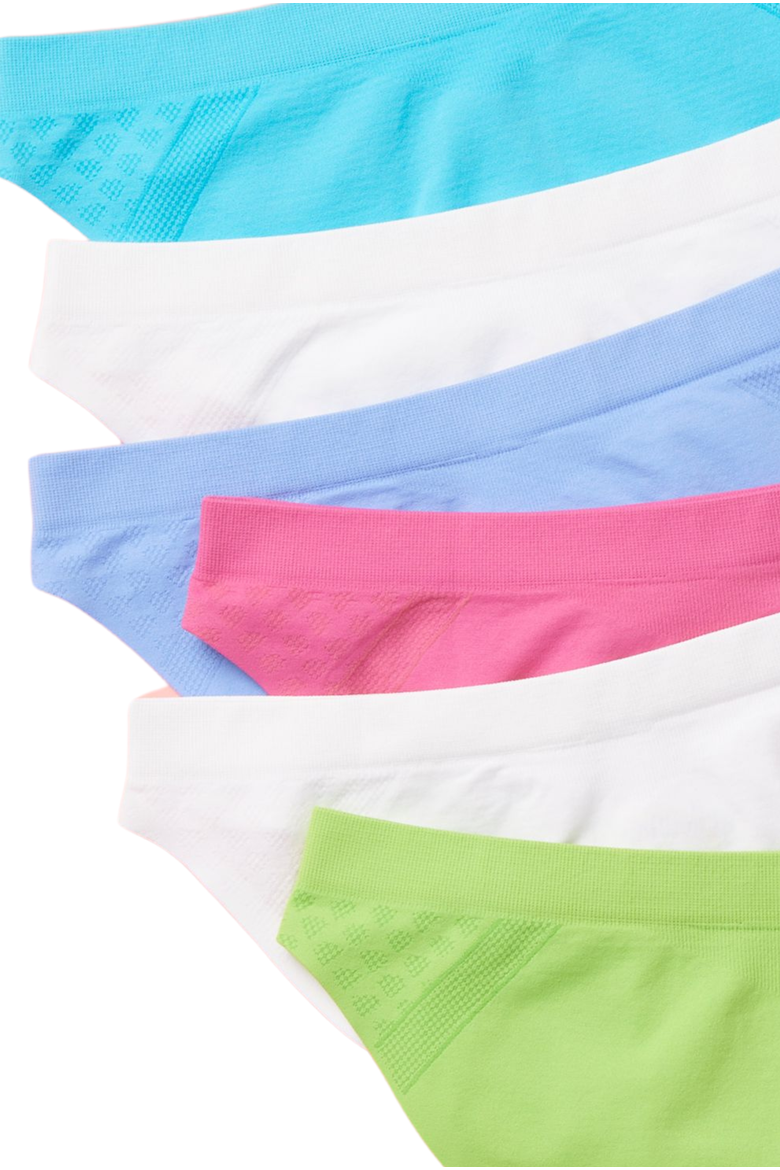 6PK Scout Seamless Underwear, Alternate, color, Green
