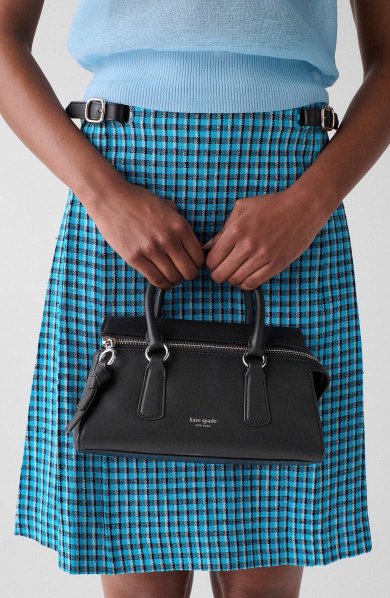 Kate Spade New York bond smooth leather mini handbag, Alternate, color, Black