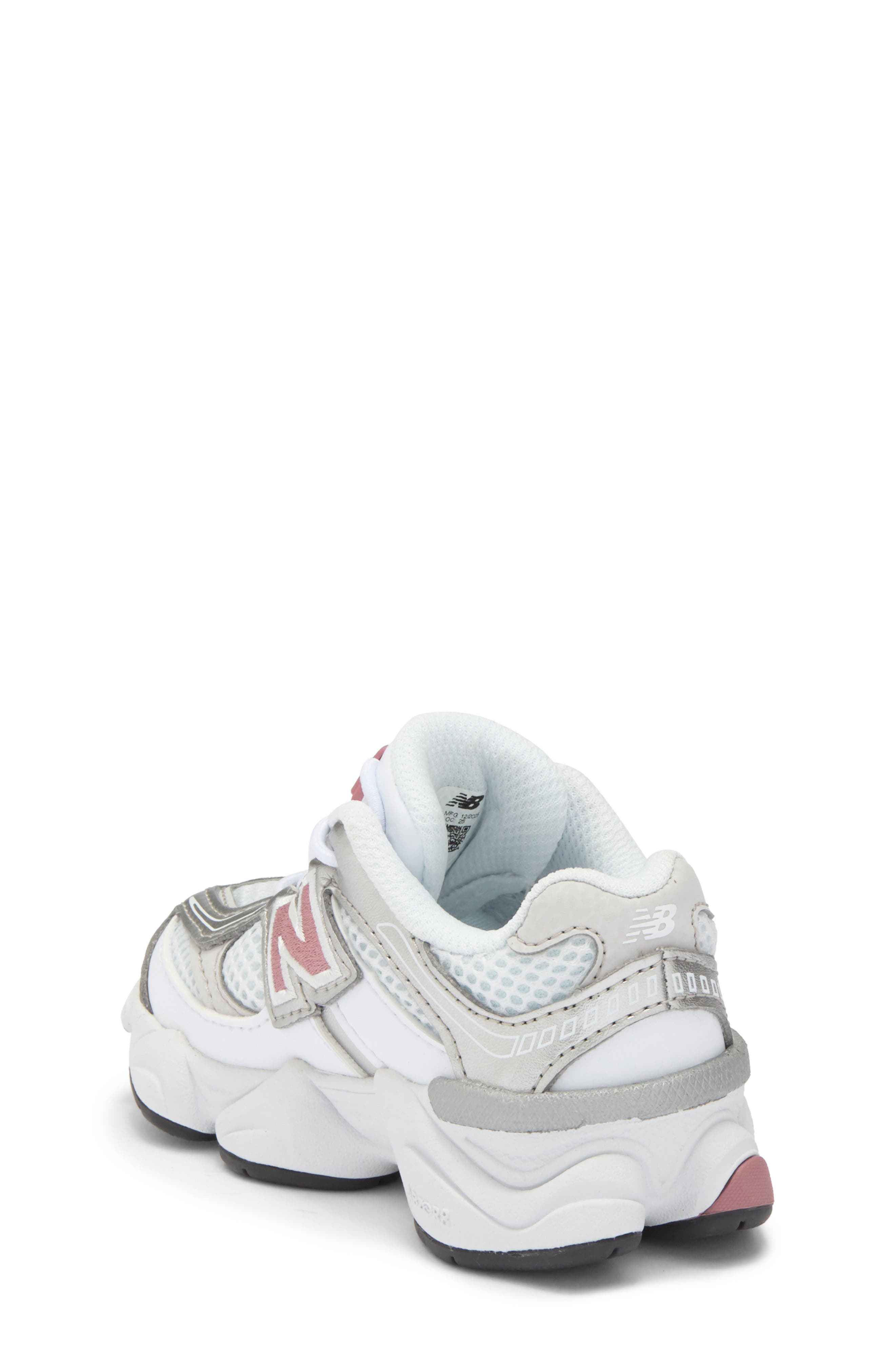New Balance Kids' 9060 Sneaker, Alternate, color, Nb 103 White/ Rosewood