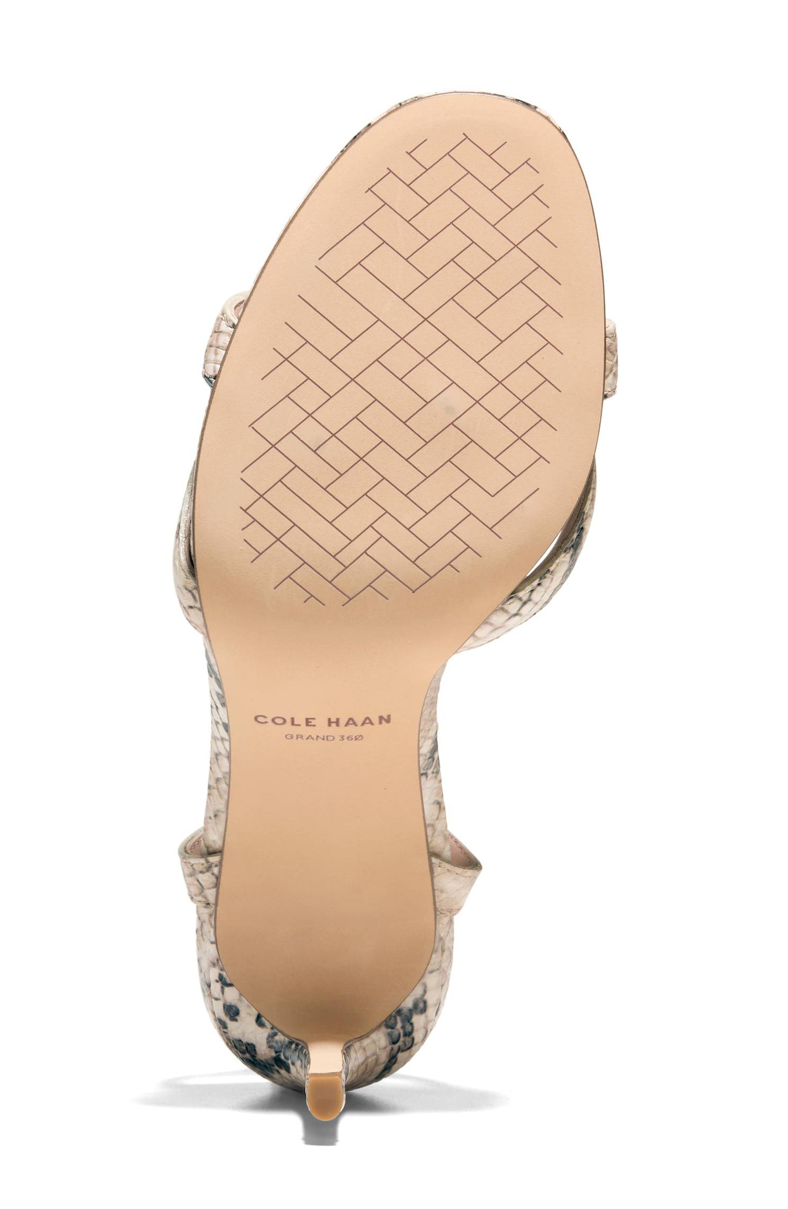 Cole Haan Constantina Ankle Strap Sandal, Alternate, color, Mojave Snake Print Leather