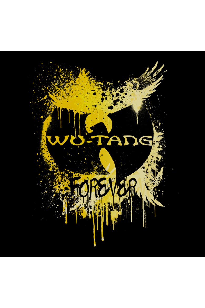 Men's Wu-Tang Clan Paint Splash Forever Logo  Graphic T-Shirt, Alternate, color, Black