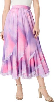 Roaman's Plus Size French Skirt