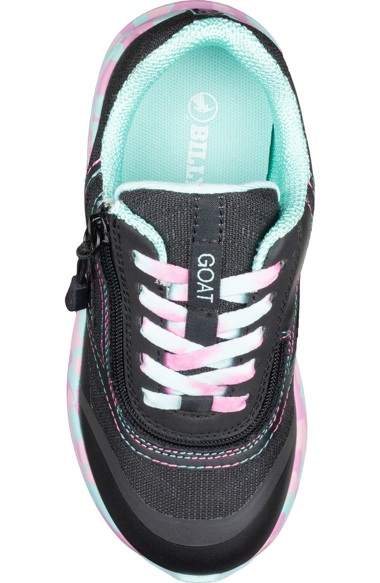 BILLY Footwear Kids' Zip Around Sneaker, Alternate, color, Midnight Mermaid Black