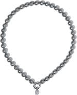 Nadri Poppy Charm Ring Necklace