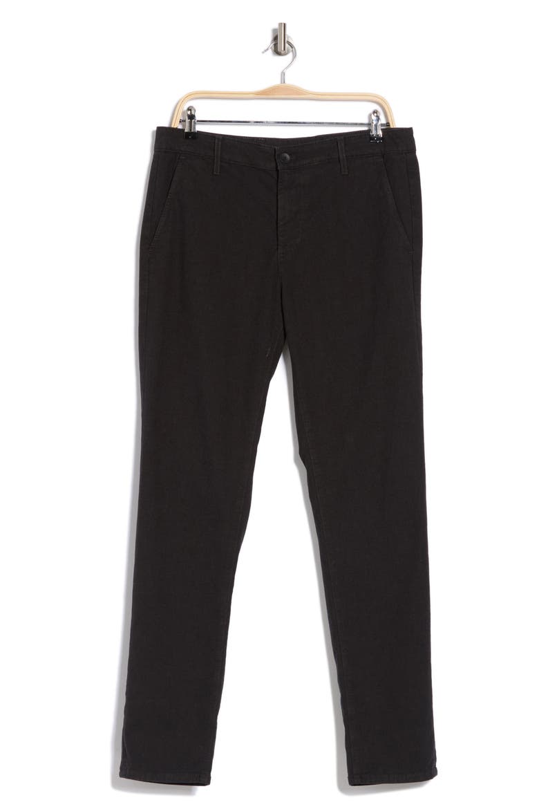 Skinny Fit Chino Pants, Alternate, color, CHARCOAL BLACK