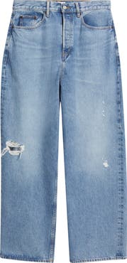 FRAME Ripped Baggy Jeans