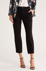 L'AGENCE Harlow High Waist Slim Fit Trouser Pants