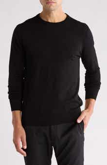 TOM BAINE Solid Crewneck Pullover