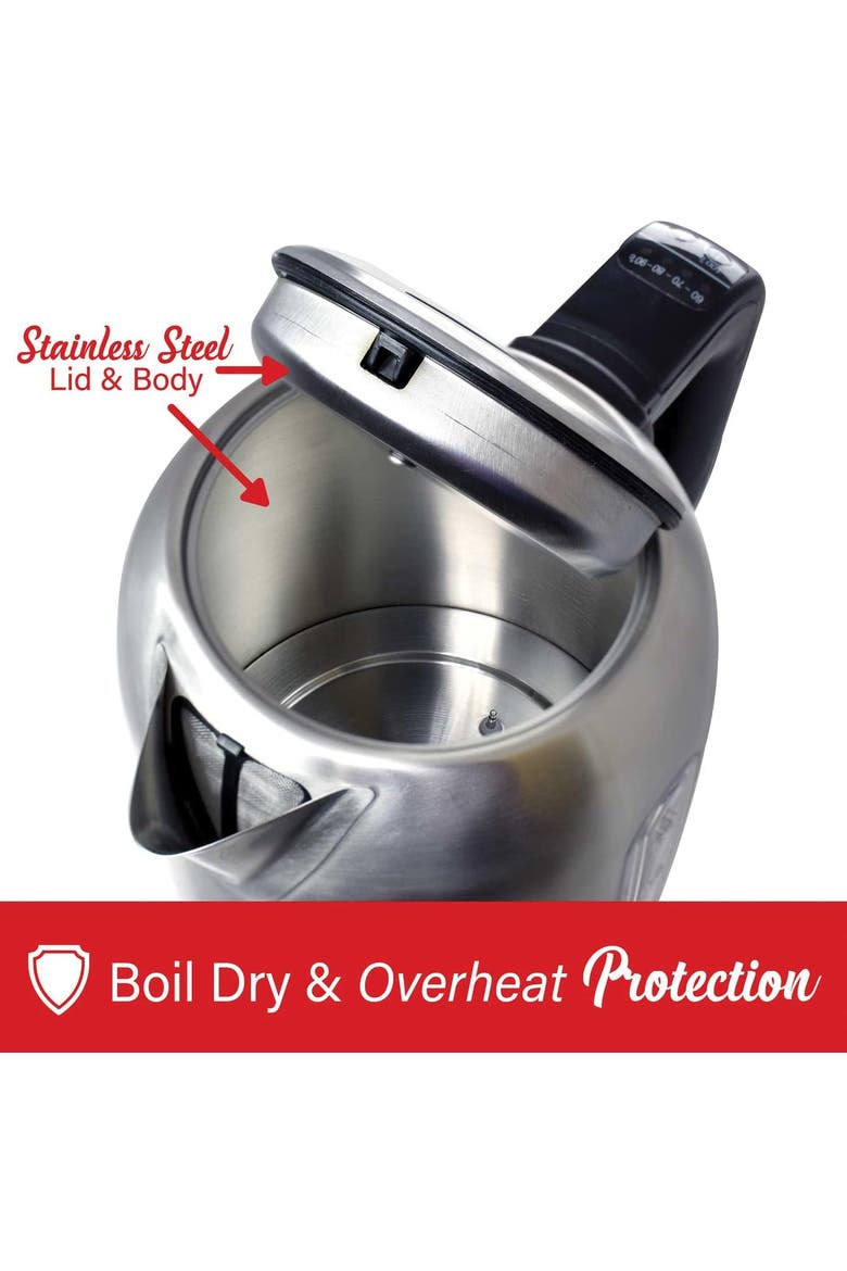 Electric Kettle, Alternate, color, Black
