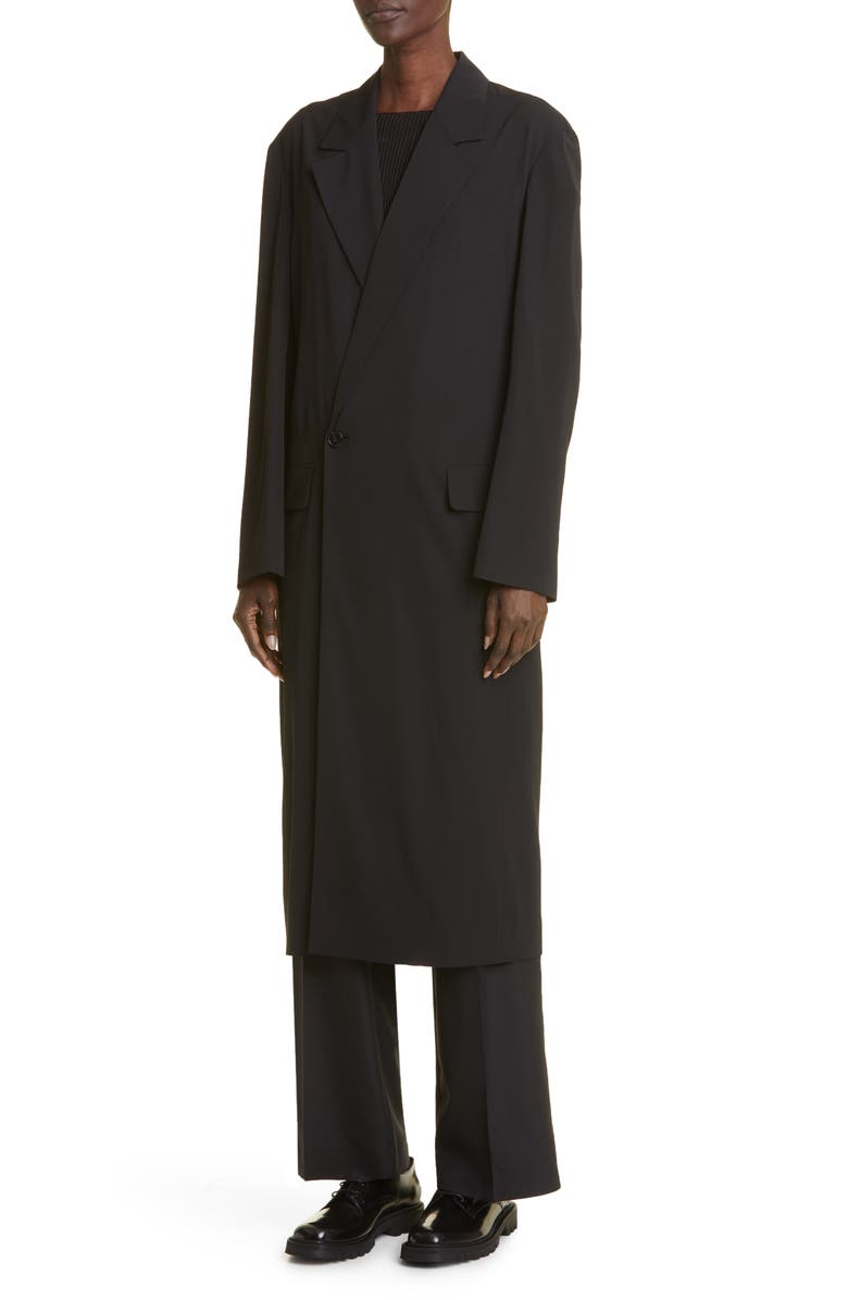 The Row Biana Double Breasted Long Coat, Alternate, color,