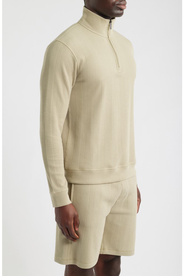 Structure Quarter-Zip Pullover, Alternate, color, LIGHT/ PASTEL GREEN