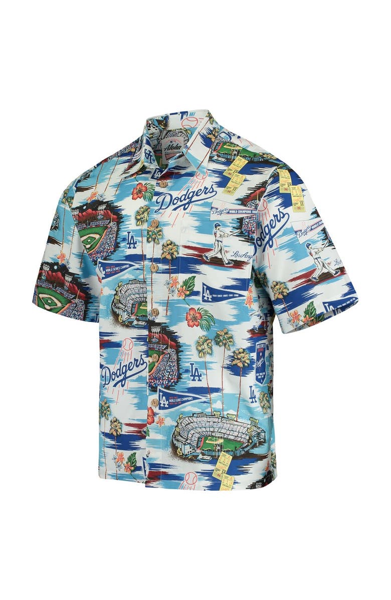 Reyn Spooner Los Angeles Dodgers Reyn Spooner Scenic Button-Up Shirt - Royal, Alternate, color, 