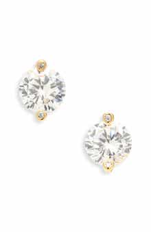 brilliant statements duo prong stud earrings