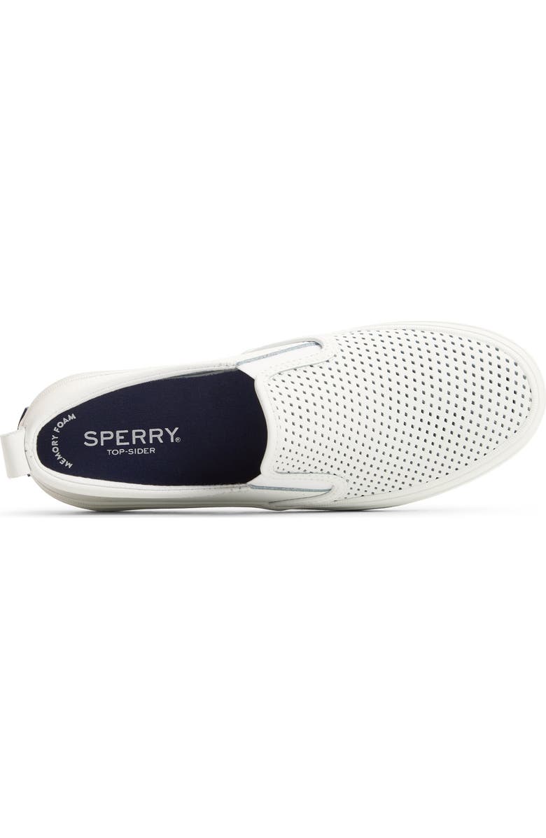 Sperry Crest Twin Slip-On Sneaker, Alternate, color, White