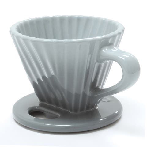 8 ounce Lotus Ceramic Pour Over Coffee Filter