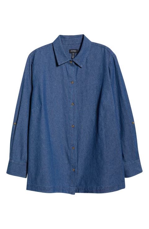 Chambray Shirt (Plus)