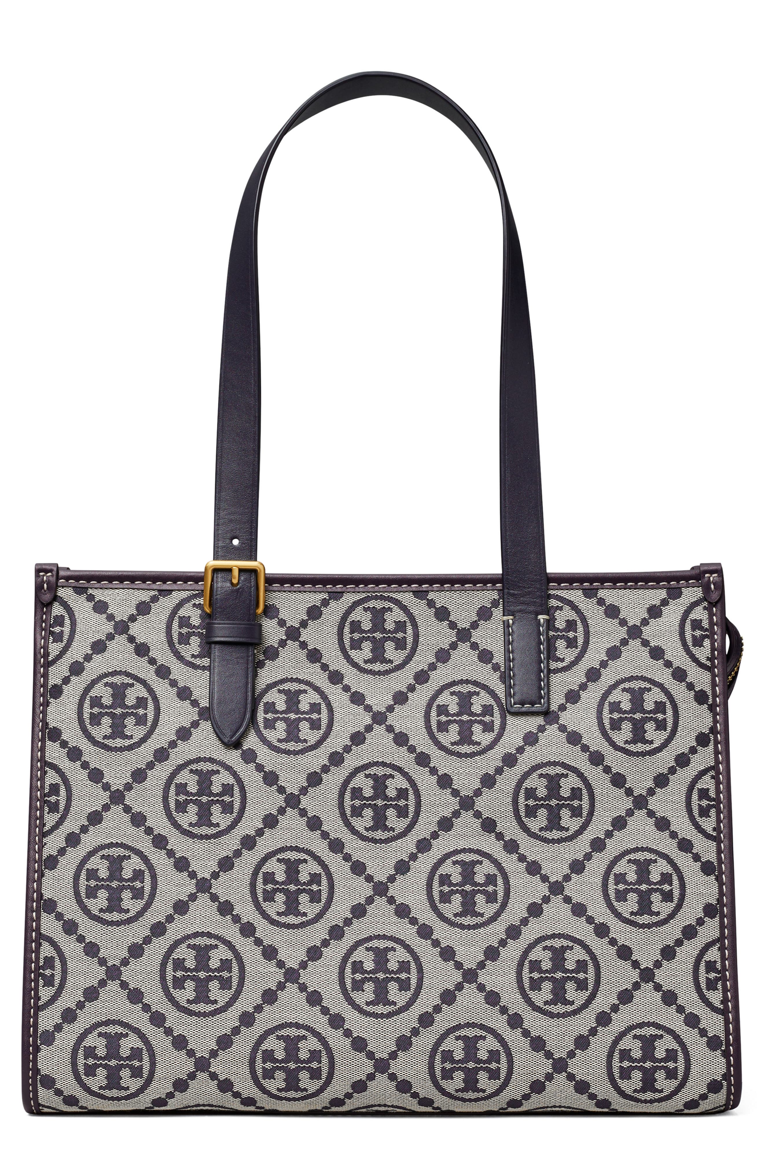 Tory Burch T Monogram Small Jacquard Tote, Main, color, 