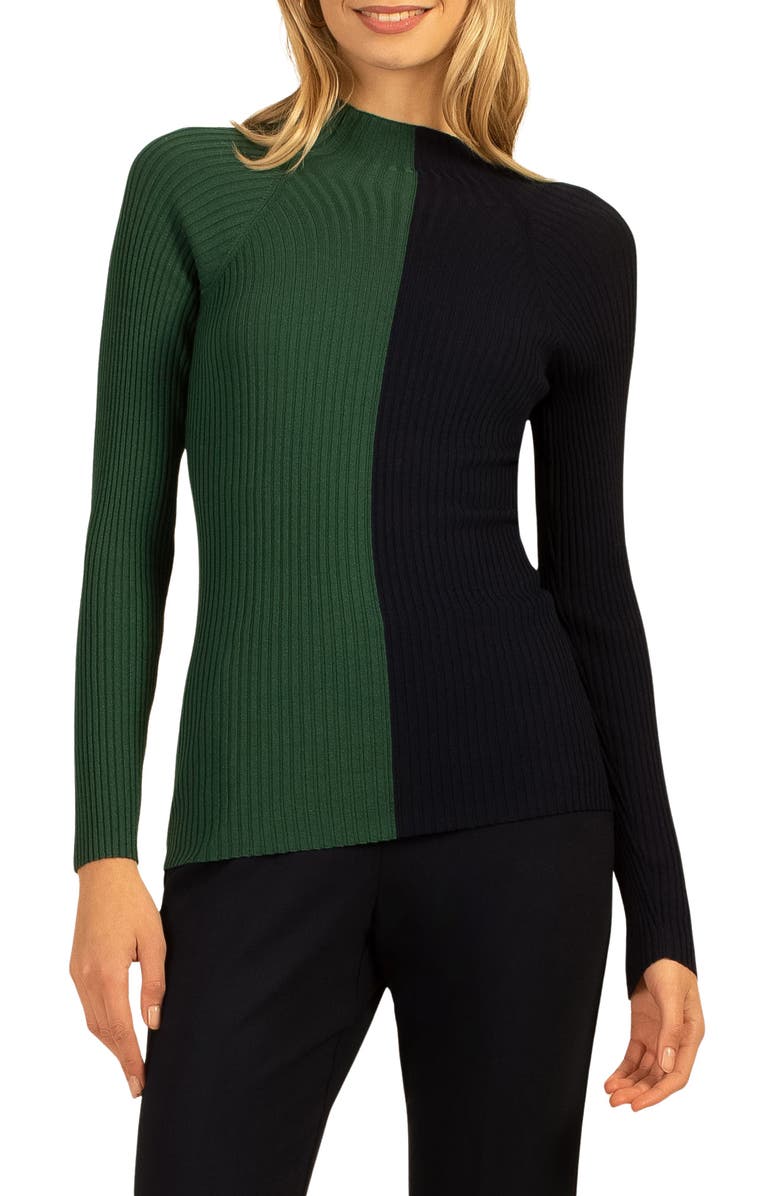 Trina Turk Seema Colorblock Sweater, Main, color, 