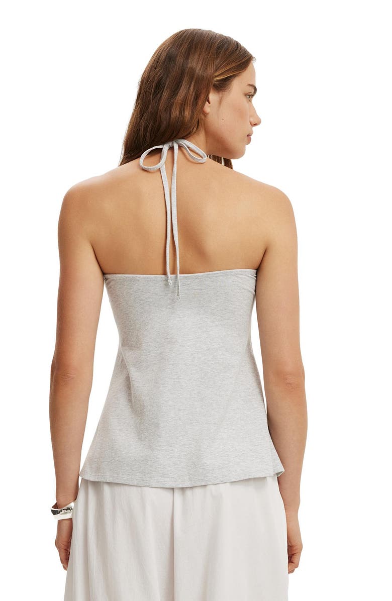 Cotton On Women's Lucy Babydoll Halter, Alternate, color, Grey Marle