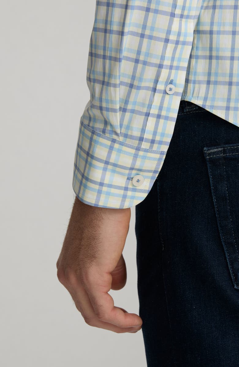 UNTUCKit Pendleton Performance Button-Up Shirt, Alternate, color, Yellow