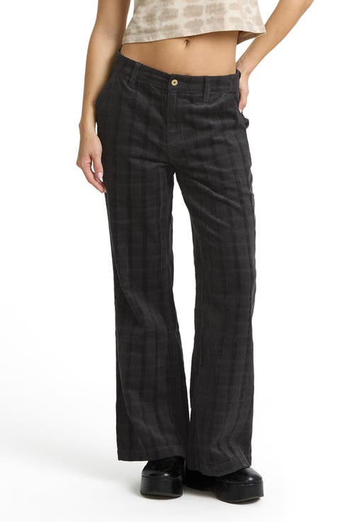 Holidazed Jacquard Corduroy Straight Leg Pants