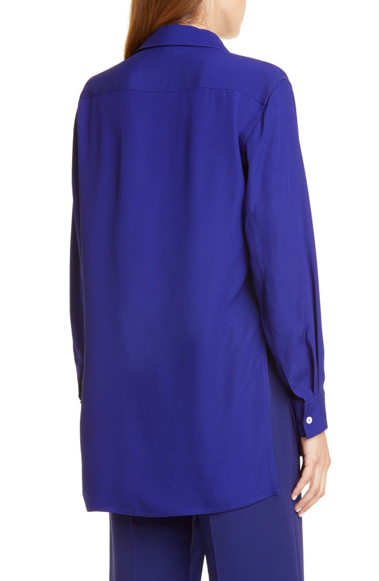 Rosetta Getty Crepe Back Satin Shirt, Alternate, color,