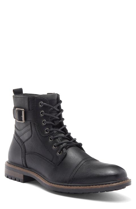 Cap Toe Combat Boot (Men)