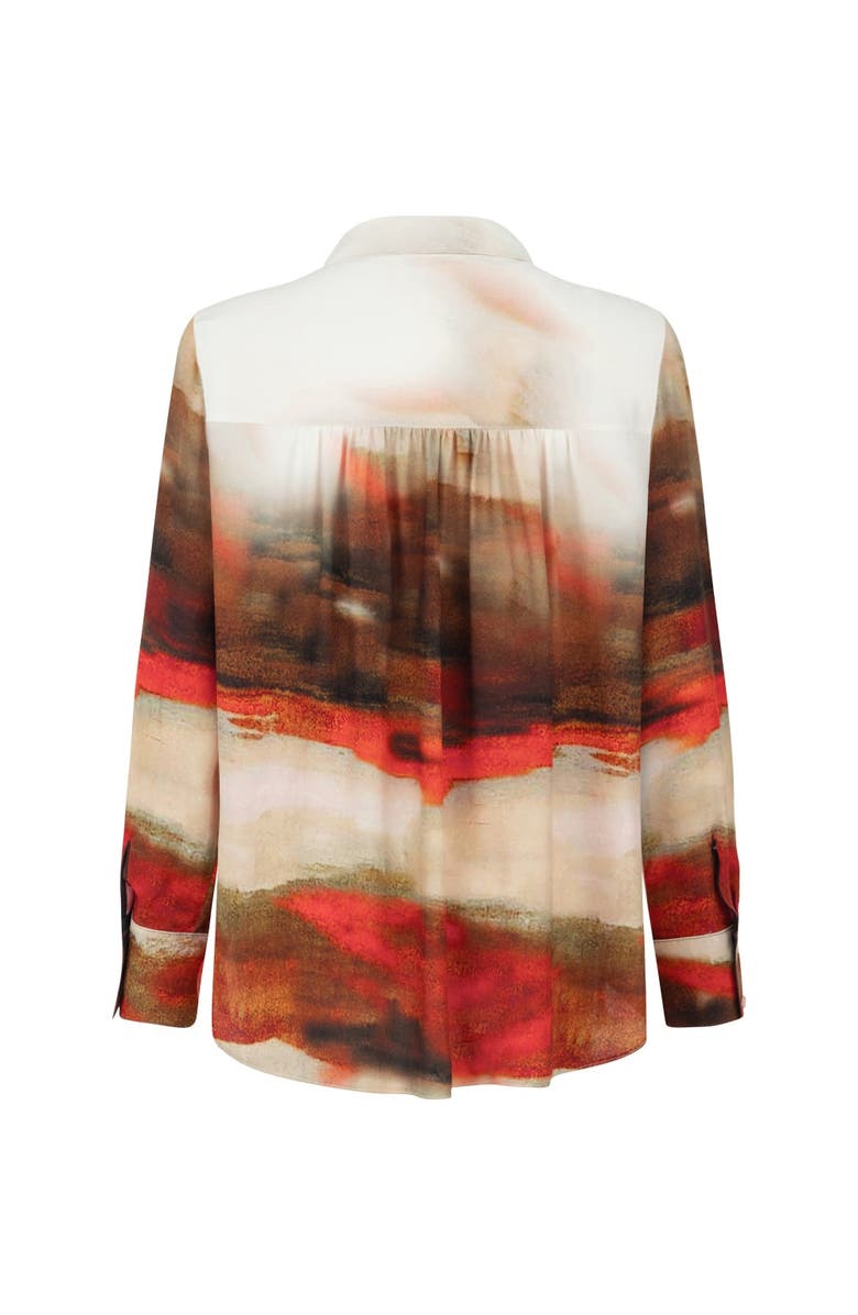 Nocturne Printed Flowy Shirt, Alternate, color,