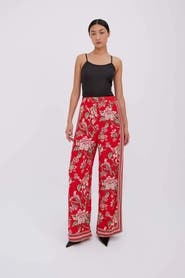 RAISHMA Hallie Red Trousers
