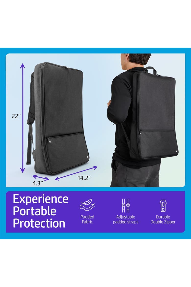 Sprocket Photobooth Travel Backpack (Black), Exclusively for the HP Sprocket Photobooth Printer, Alternate, color, Black