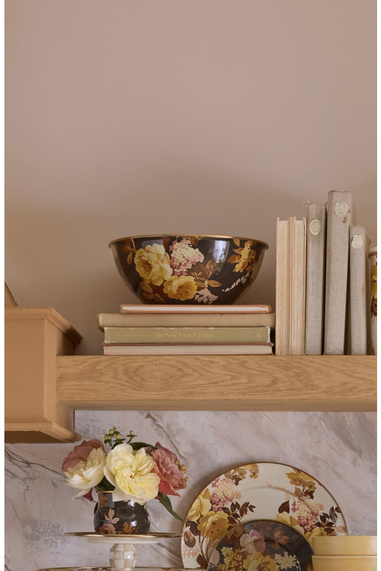 Wild Rose Medium Everyday Bowl, Alternate, color, BROWN