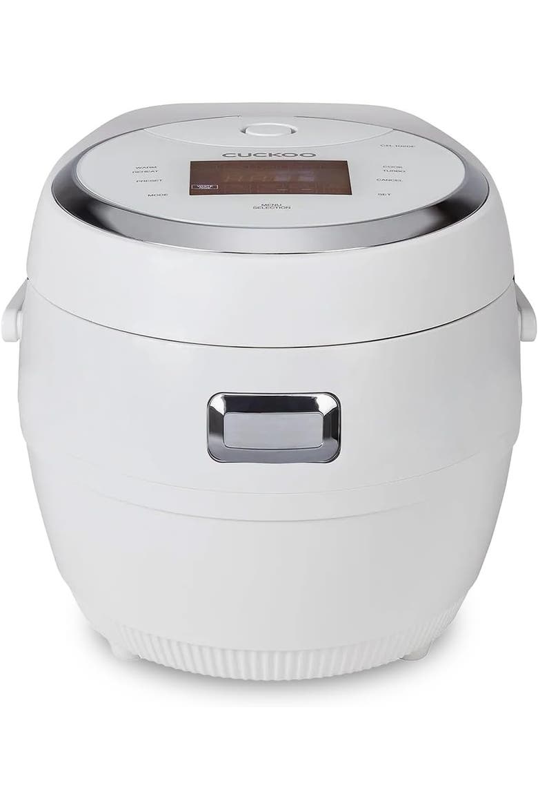 Rice Cooker with Nonstick Inner Pot Auto Clean, Main, color, White