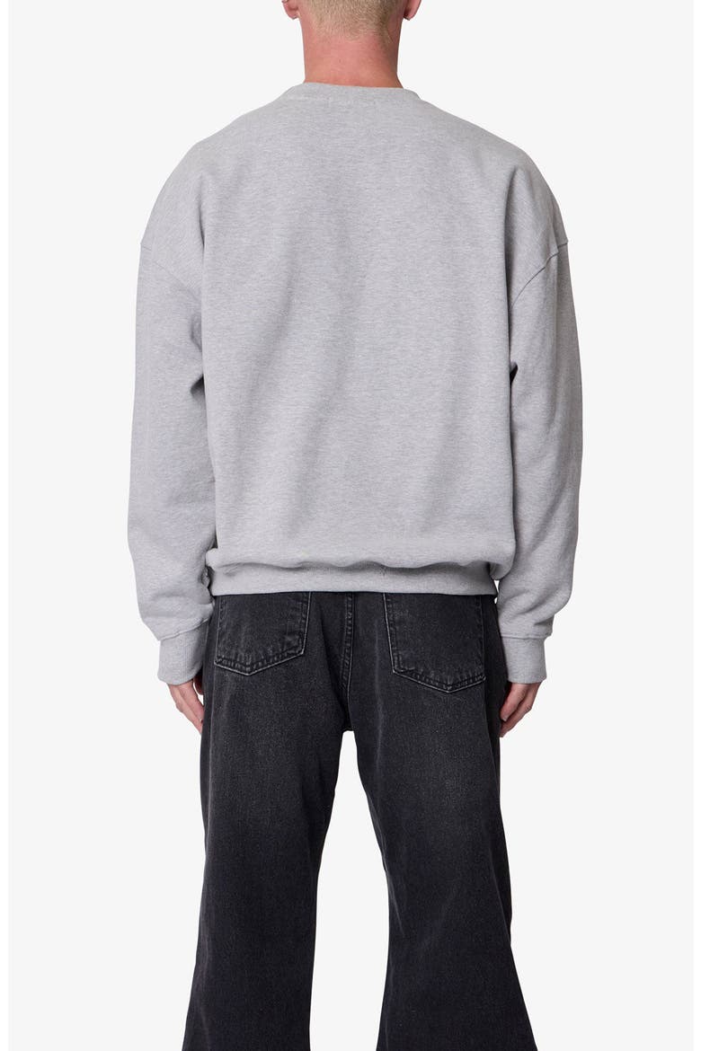 Heavyweight Basic Crewneck Sweatshirt, Alternate, color, HEATHER GREY