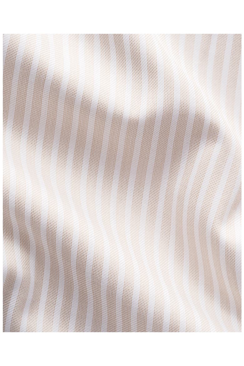 Slim Fit Striped Shirt, Alternate, color, LIGHT BEIGE