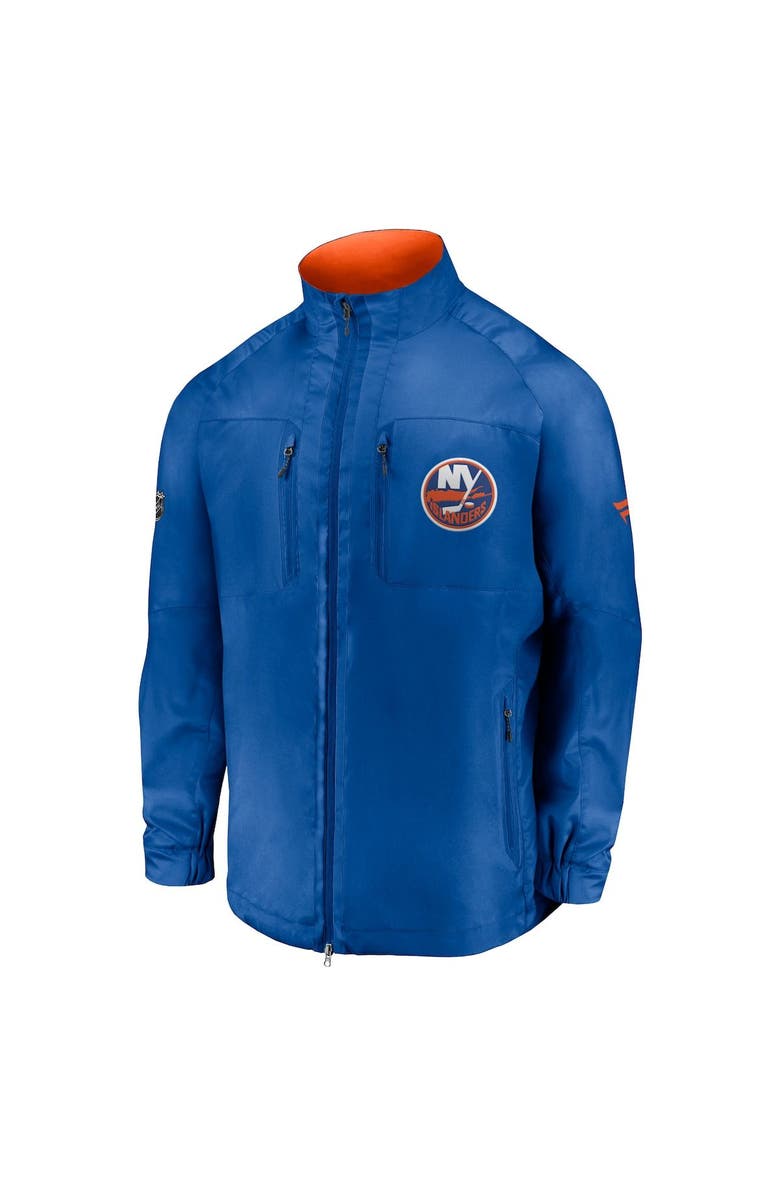 FANATICS Men's Fanatics Branded Royal New York Islanders Authentic Pro Locker Room Rink Raglan Full-Zip Jacket, Alternate, color, Royal