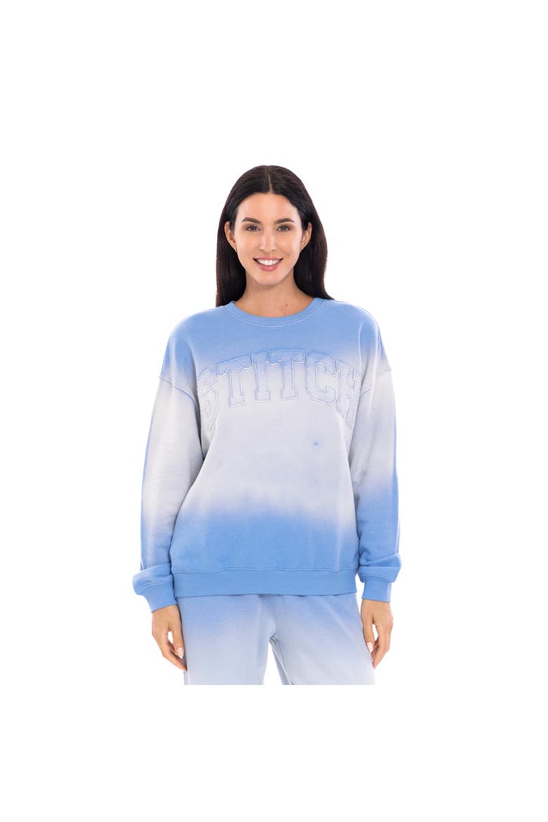 Lilo & Stitch Loungewear Sweatshirt, Main, color, Sky Blue Stitch