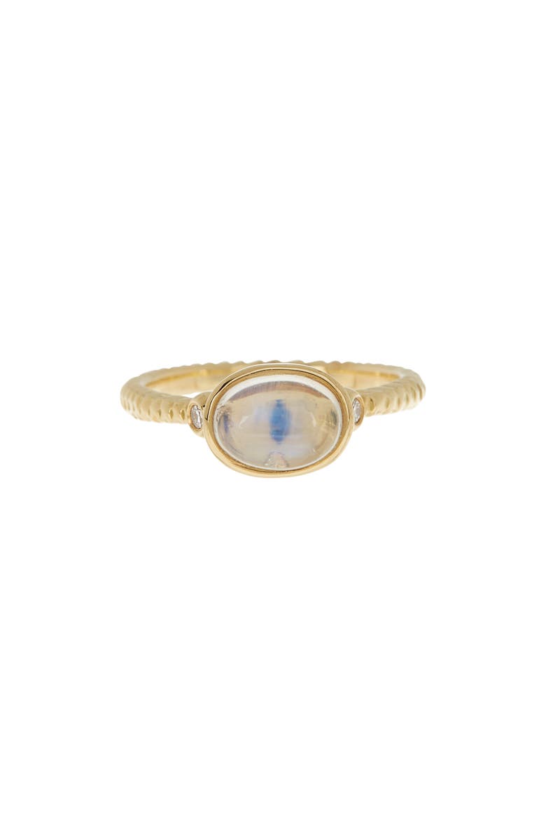 Meira T Moonstone Ring, Main, color, Yellow Gold