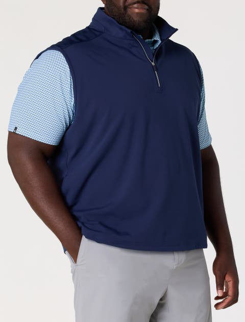 Big & Tall Pure Touch 1/4-Zip Vest