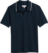 Nordstrom Piqué Johnny Collar Shirt