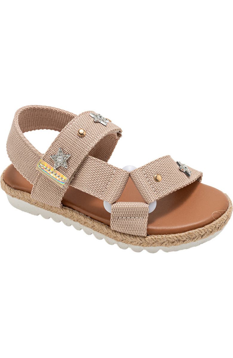 bebe Kids' Pearla Sandal, Main, color, Tan