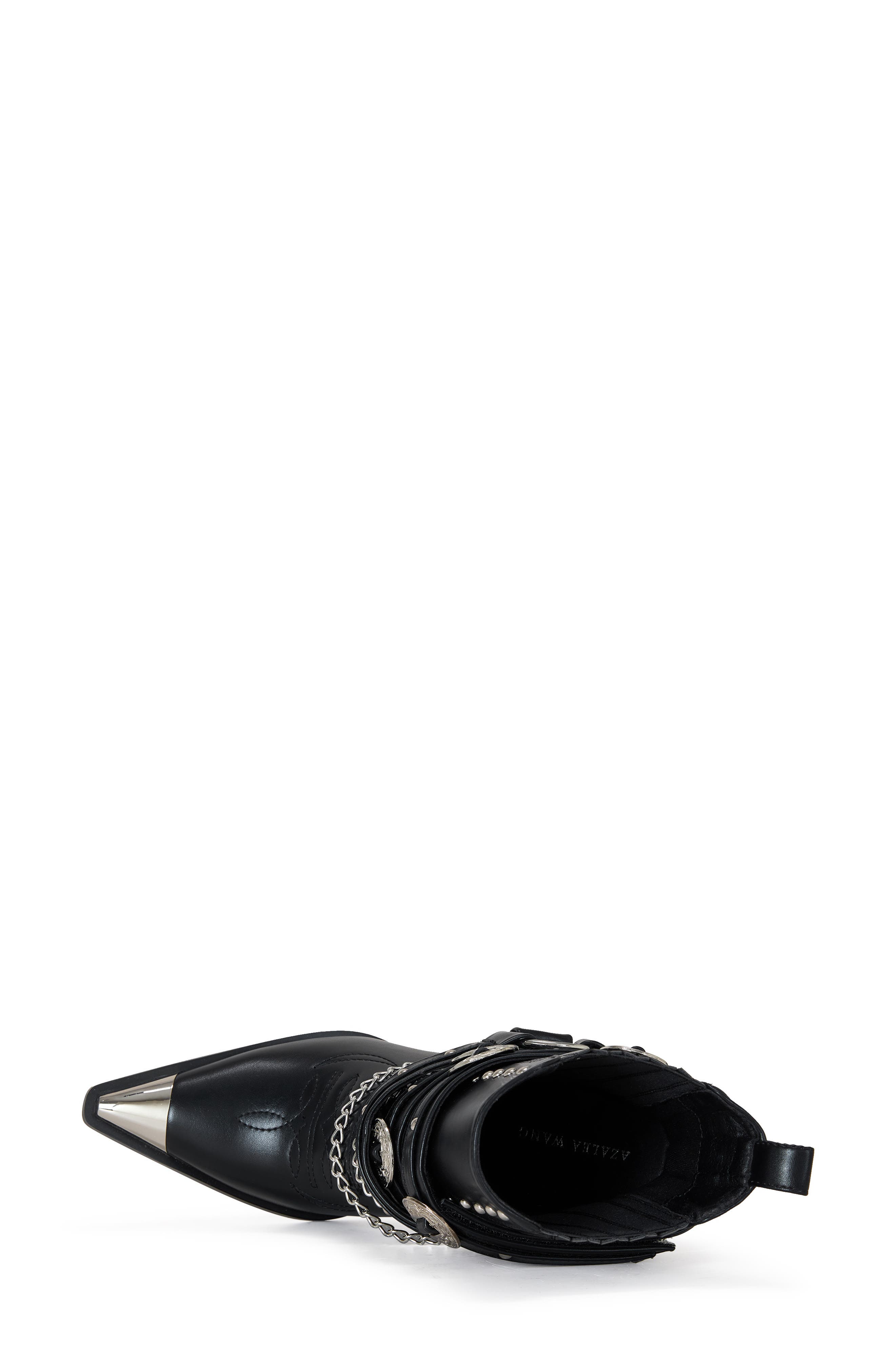 AZALEA WANG Riggins Studded Bootie, Alternate, color, Black