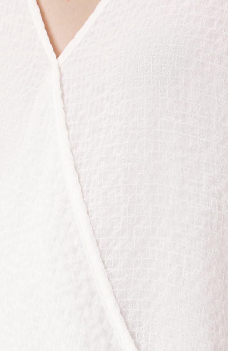 AllSaints Penny Textured Top, Alternate, color, Chalk White