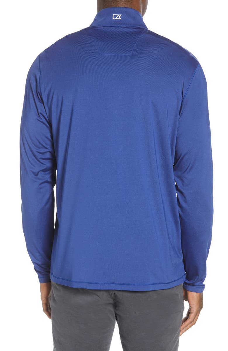 Cutter & Buck Pennant Classic Fit Half Zip Pullover, Alternate, color, Tour Blue