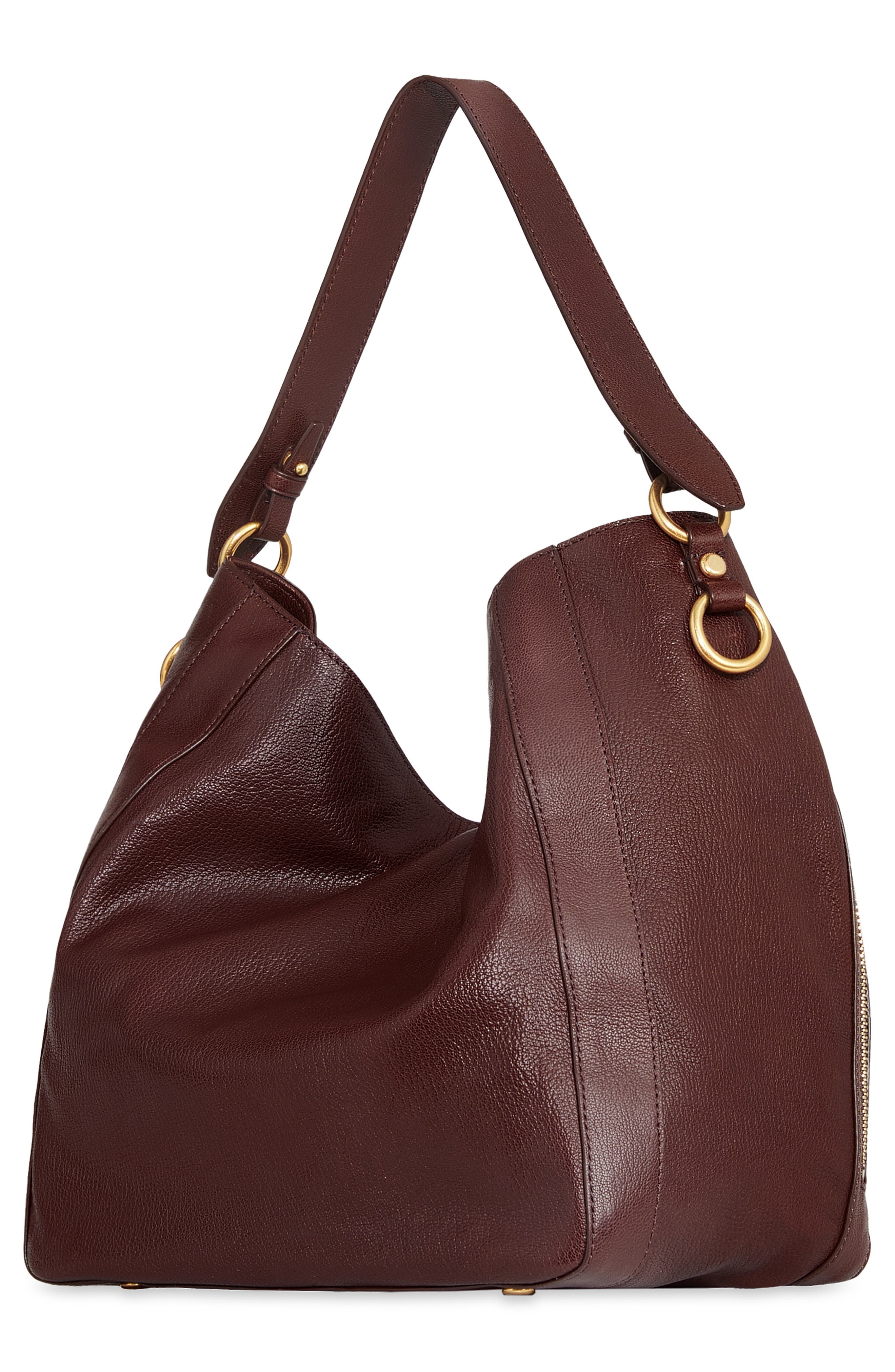Rebecca Minkoff Mab Leather Hobo Bag, Alternate, color, 