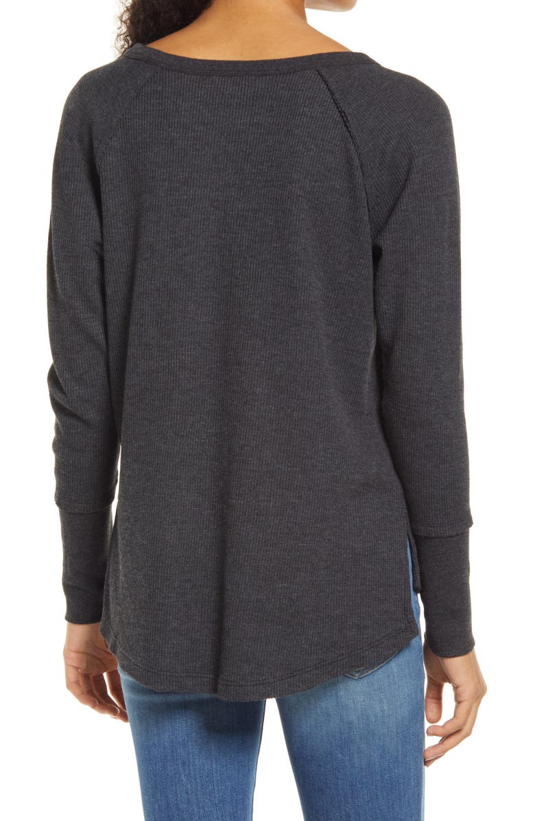 Caslon<sup>®</sup> Thermal Knit Top, Alternate, color, 