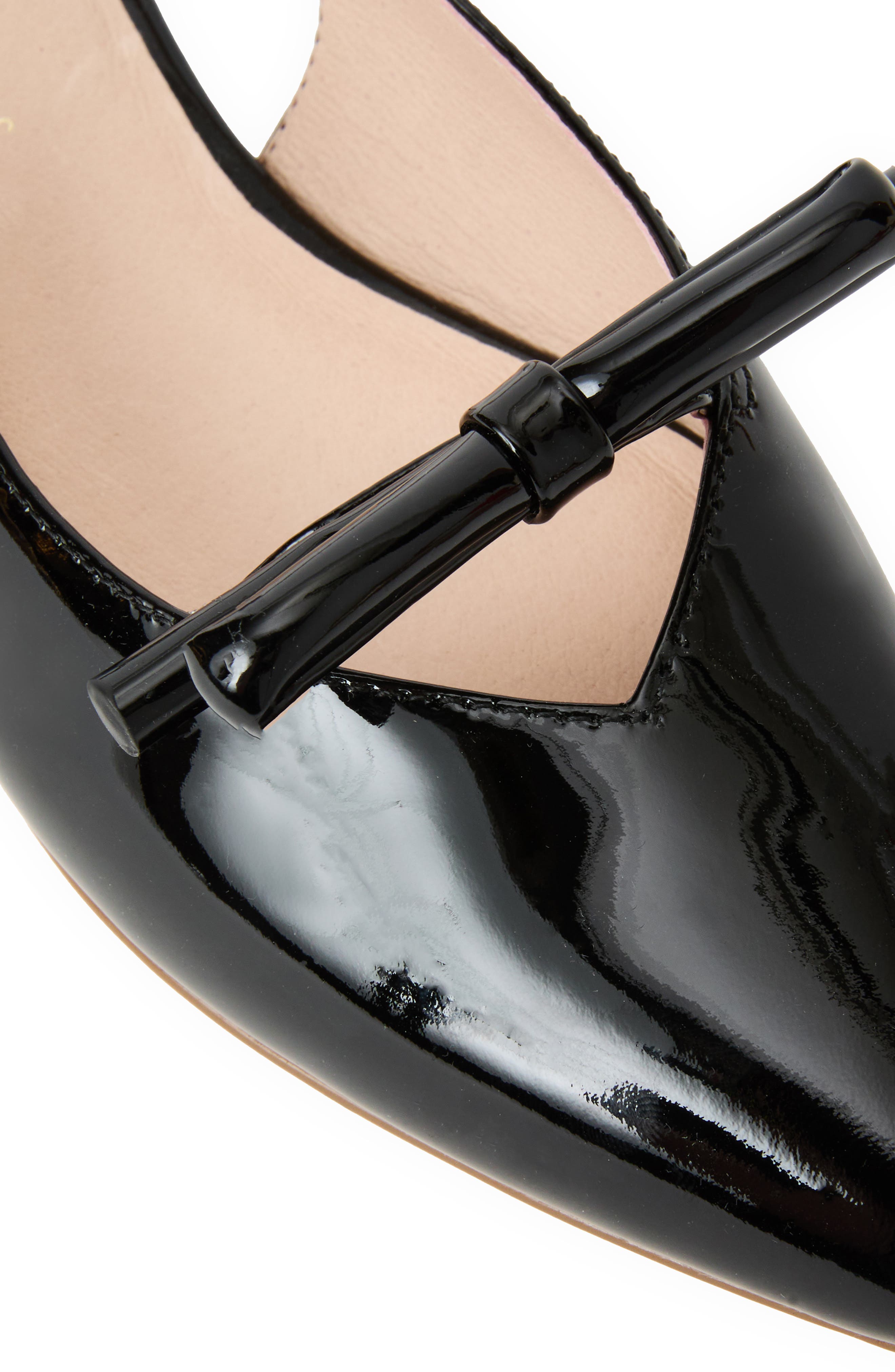 Jack Rogers Lennox Slingback Pointed Toe Pump, Alternate, color, Black