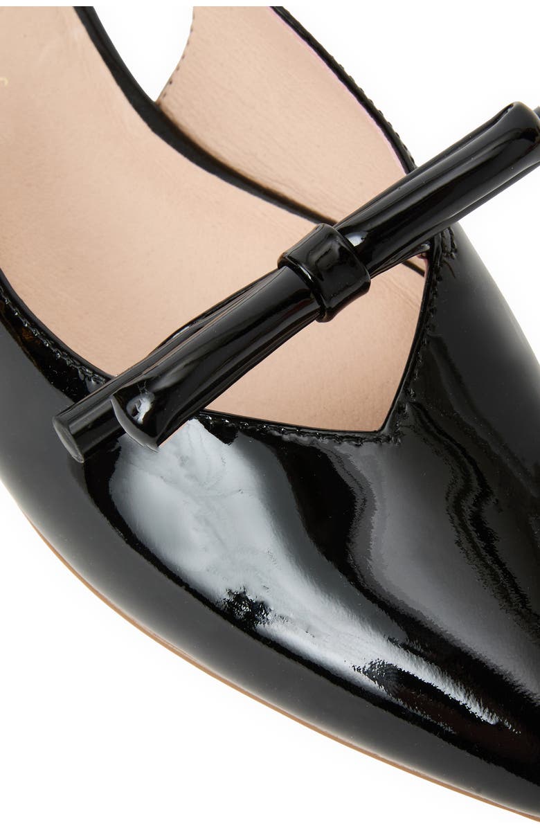 Jack Rogers Lennox Slingback Pointed Toe Pump, Alternate, color, Black