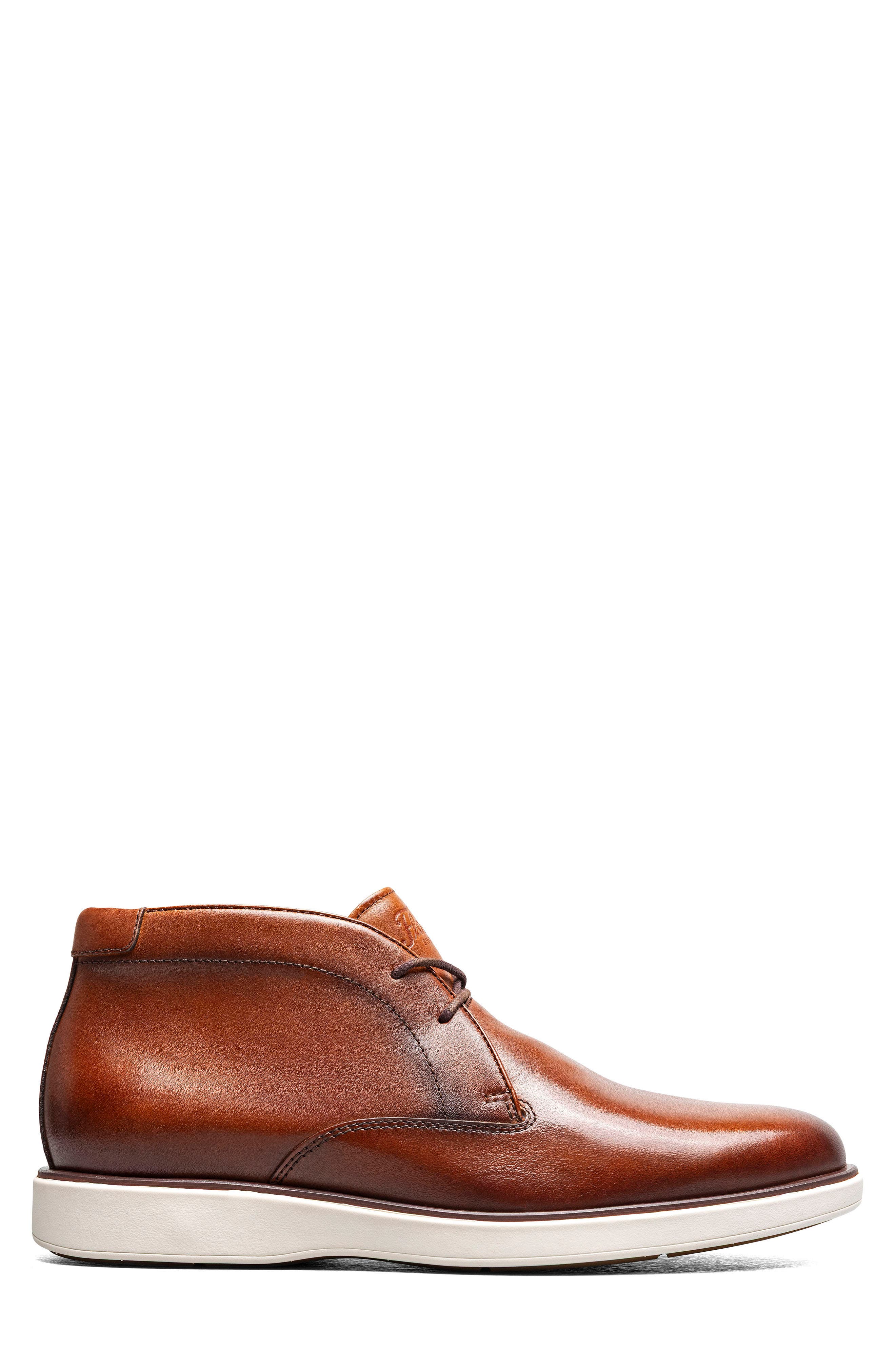 Avenue Plain Toe Chukka Boot, Alternate, color, COGNAC MULTI