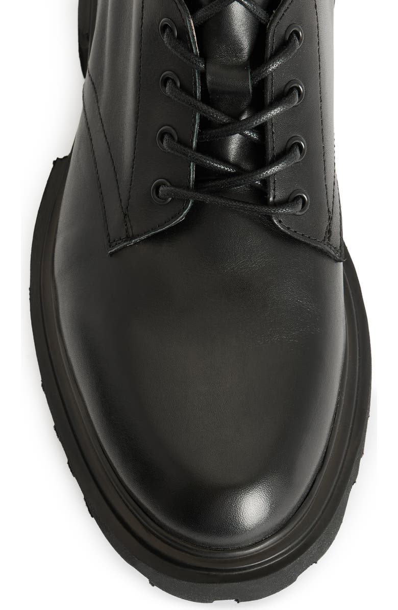 AllSaints Vaughan Zip Derby Boot, Alternate, color, Black